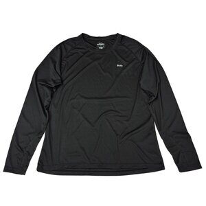 Willit Women's UPF 50+ Sun Protection Performance Shirt Long Sleeve Black XL